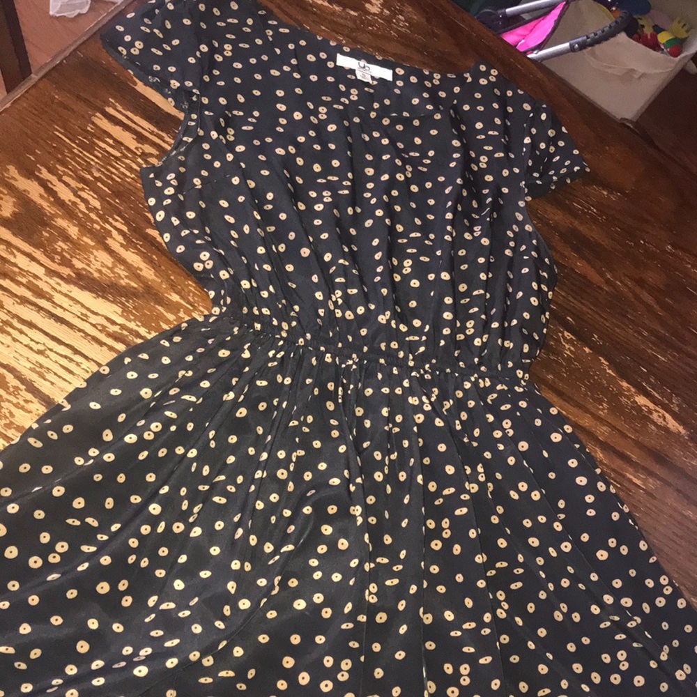 black and gold ya las angles dress